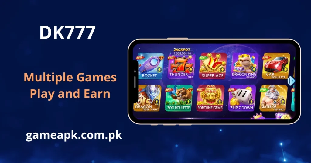 Image showcases in app games including Rocket Thunder, Fire, Super Ace, Dragon Tiger, Fight
7 Up 7 Down