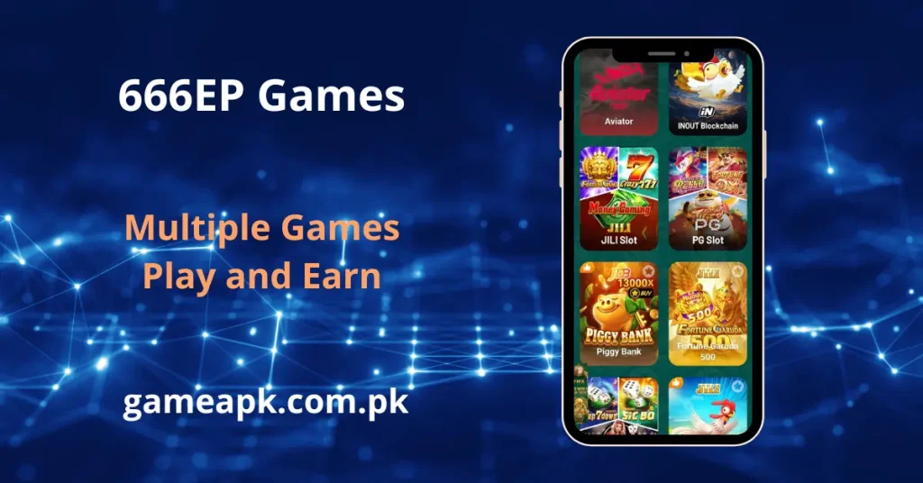 Explore multiple play and earn slot games available inside the 666EP app.
High-quality online casino gaming options featured on gameapk.com.pk.